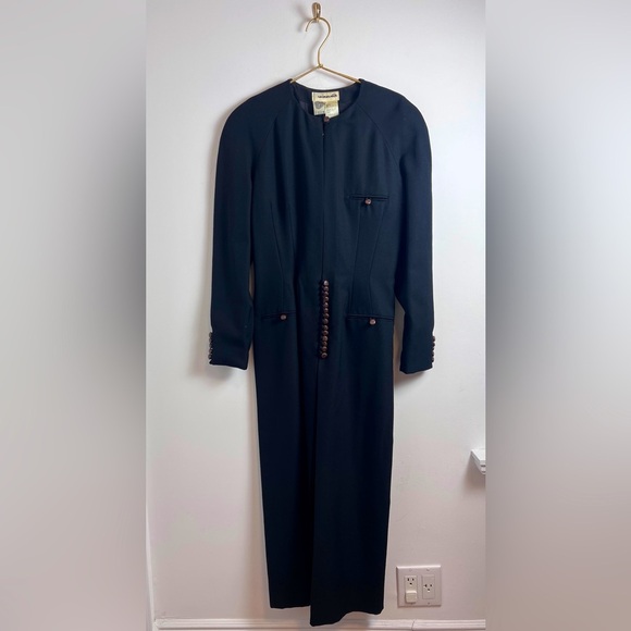Vintage George Rech Wool Dress 40 - Picture 1 of 10
